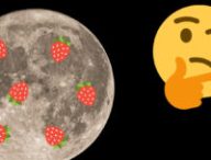 La « Lune des fraises », vraiment ? // Source : Flickr/CC/Davide Gabino (il Dave), Wikimedia/CC/Twemoji v2 project & emojione project, montage Numerama La « Lune des fraises », vraiment ? // Source : Flickr/CC/Davide Gabino (il Dave), Wikimedia/CC/Twemoji v2 project & emojione project, montage Numerama
