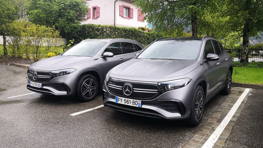 Mercedes EQA 250 // Source : Raphaelle Baut pour Numerama