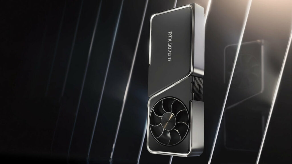 La 3070 Ti promet de remplacer avantageusement une 1070 ou 2070 // Source : Nvidia La 3070 Ti promet de remplacer avantageusement une 1070 ou 2070 // Source : Nvidia