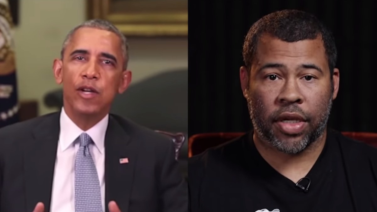 Un des exemples de deepfake les plus connus, Obama imite Jordan Peele. // Source : YouTube Un des exemples de deepfake les plus connus, Obama imite Jordan Peele. // Source : YouTube