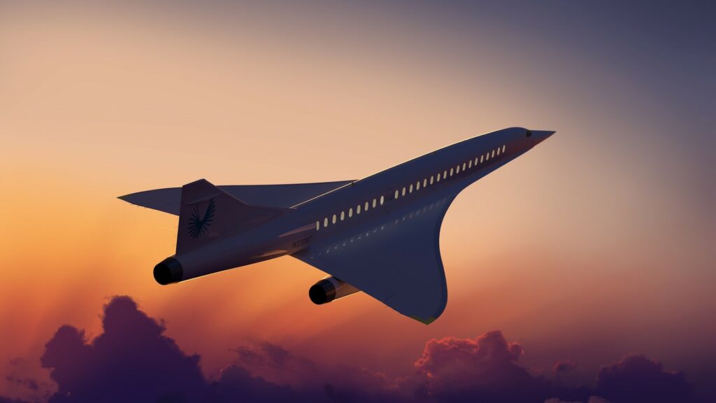 Avion supersonique Overture // Source : Boom Supersonic Avion supersonique Overture // Source : Boom Supersonic