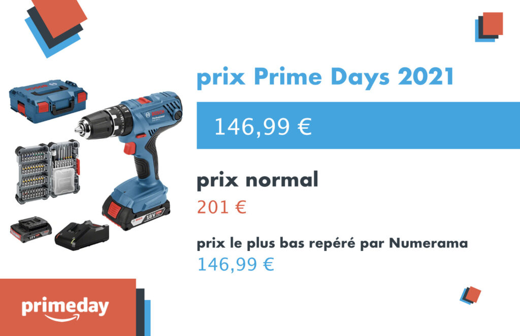 Le kit perceuse de Bosch pendant les Amazon Prime Days Le kit perceuse de Bosch pendant les Amazon Prime Days