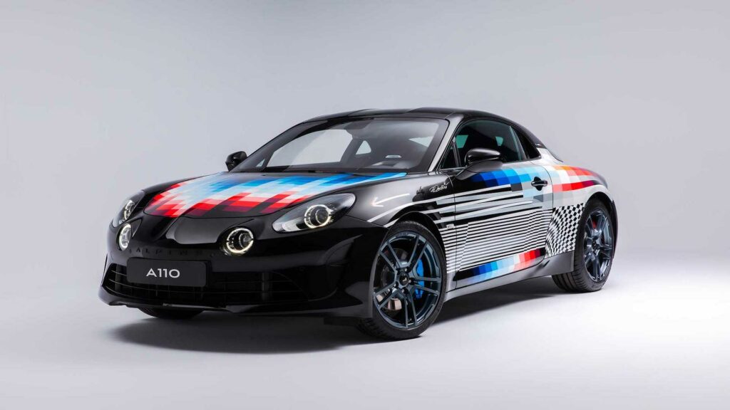 Alpine A110 x Felipe Pantone // Source : Alpine Alpine A110 x Felipe Pantone // Source : Alpine