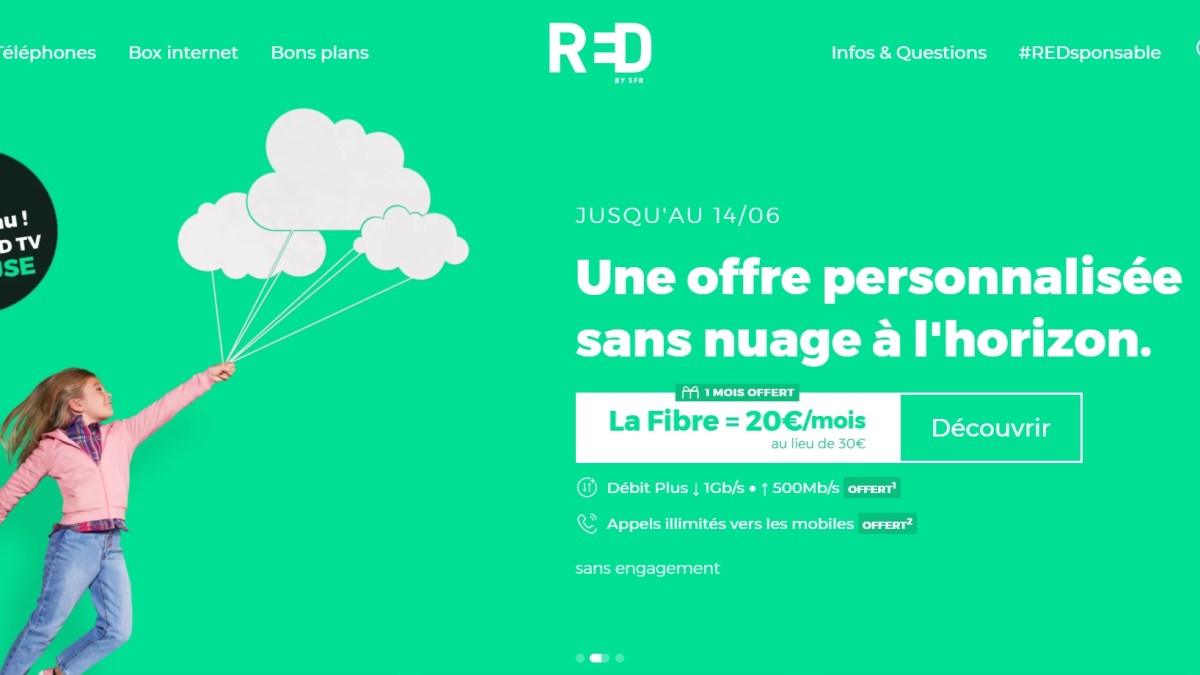 red by sfr offre fibre 20 euros red by sfr offre fibre 20 euros