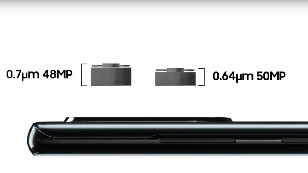 Samsung positionne le JN1 comme complémentaire d'un autre capteur // Source : Samsung Samsung positionne le JN1 comme complémentaire d'un autre capteur // Source : Samsung