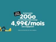 Sosh 20 Go à 4,99 euros par mois