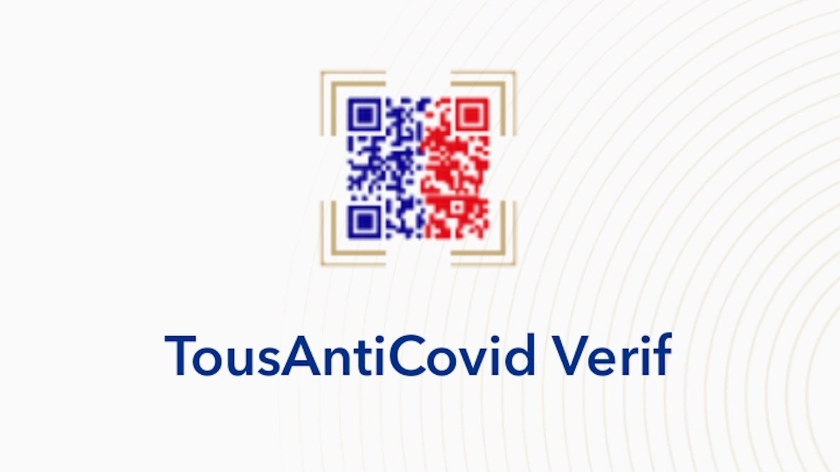 Un logo TousAntiCovid Vérif // Source : Google Play Store Un logo TousAntiCovid Vérif // Source : Google Play Store
