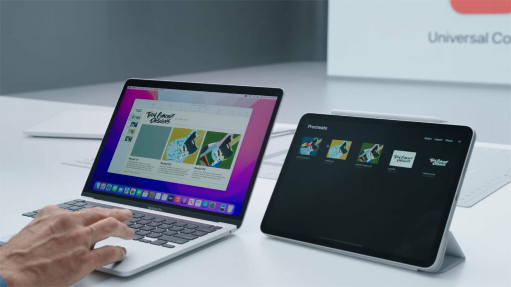 Une seule souris et un seul clavier pour le Mac et l'iPad // Source : Capture d'écran Une seule souris et un seul clavier pour le Mac et l'iPad // Source : Capture d'écran