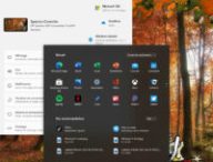 Windows 11 et son Menu Démarrer centré // Source : Capture d'écran