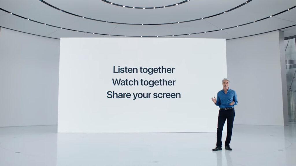 Le renouveau de FaceTime sur iOS 15 // Source : Capture d'écran Numerama Le renouveau de FaceTime sur iOS 15 // Source : Capture d'écran Numerama