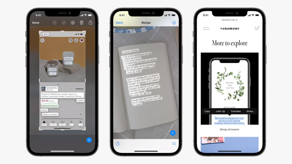 Apple a fait un énorme progrès sur la reconnaissance de texte et d'objet // Source : Capture d'écran Numerama Apple a fait un énorme progrès sur la reconnaissance de texte et d'objet // Source : Capture d'écran Numerama