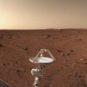 Zhurong sur Mars. // Source : CNSA (image recadrée) Zhurong sur Mars. // Source : CNSA (image recadrée)