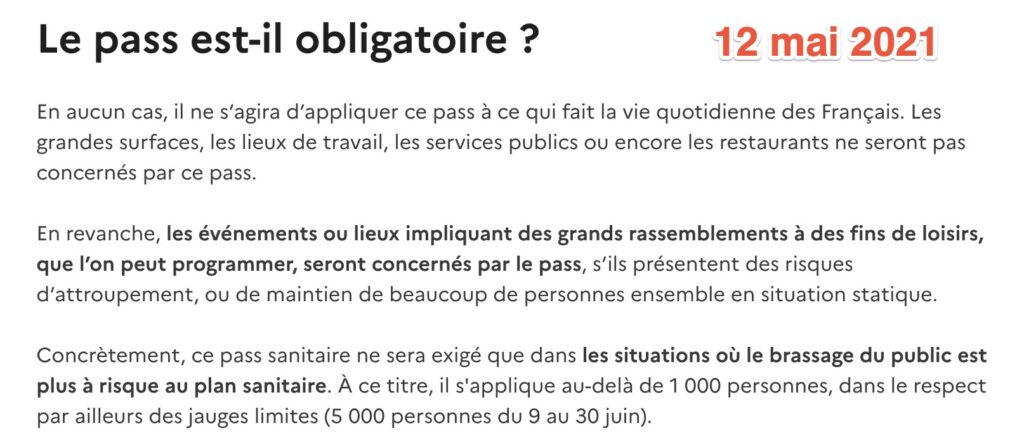 Le site modifié le 12 mai 2021 // Source : gouvernement Le site modifié le 12 mai 2021 // Source : gouvernement