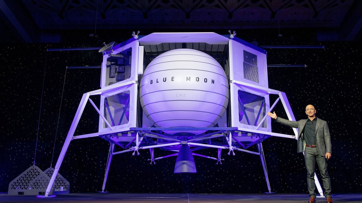 La capsule Blue Moon. // Source : Blue Origin La capsule Blue Moon. // Source : Blue Origin