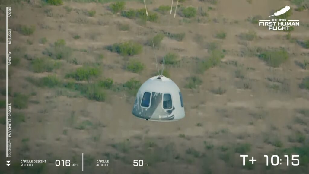 Terre ! // Source : YouTube/Blue Origin Terre ! // Source : YouTube/Blue Origin