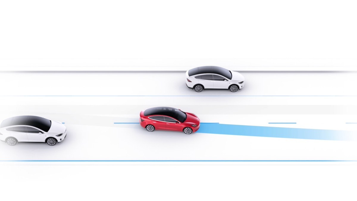 Autopilot de Tesla // Source : Tesla Autopilot de Tesla // Source : Tesla