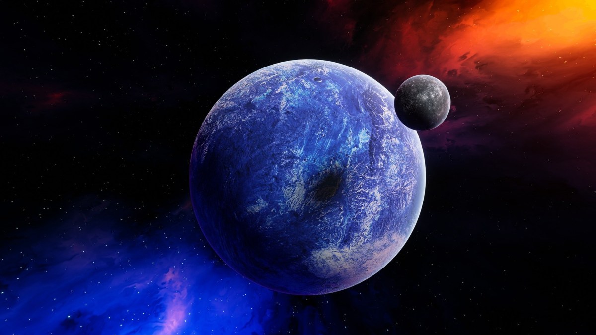 Une exoplanète. // Source : Pixabay Une exoplanète. // Source : Pixabay
