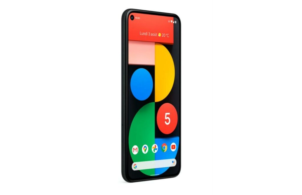 Google Pixel 5 de biais Google Pixel 5 de biais