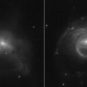 ARP-MADORE2115-273, à gauche. ARP-MADORE0002-503, à droite. // Source : NASA, ESA, STScI, Julianne Dalcanton (UW), Alyssa Pagan (STScI) ARP-MADORE2115-273, à gauche. ARP-MADORE0002-503, à droite. // Source : NASA, ESA, STScI, Julianne Dalcanton (UW), Alyssa Pagan (STScI)