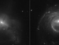 ARP-MADORE2115-273, à gauche. ARP-MADORE0002-503, à droite. // Source : NASA, ESA, STScI, Julianne Dalcanton (UW), Alyssa Pagan (STScI) ARP-MADORE2115-273, à gauche. ARP-MADORE0002-503, à droite. // Source : NASA, ESA, STScI, Julianne Dalcanton (UW), Alyssa Pagan (STScI)