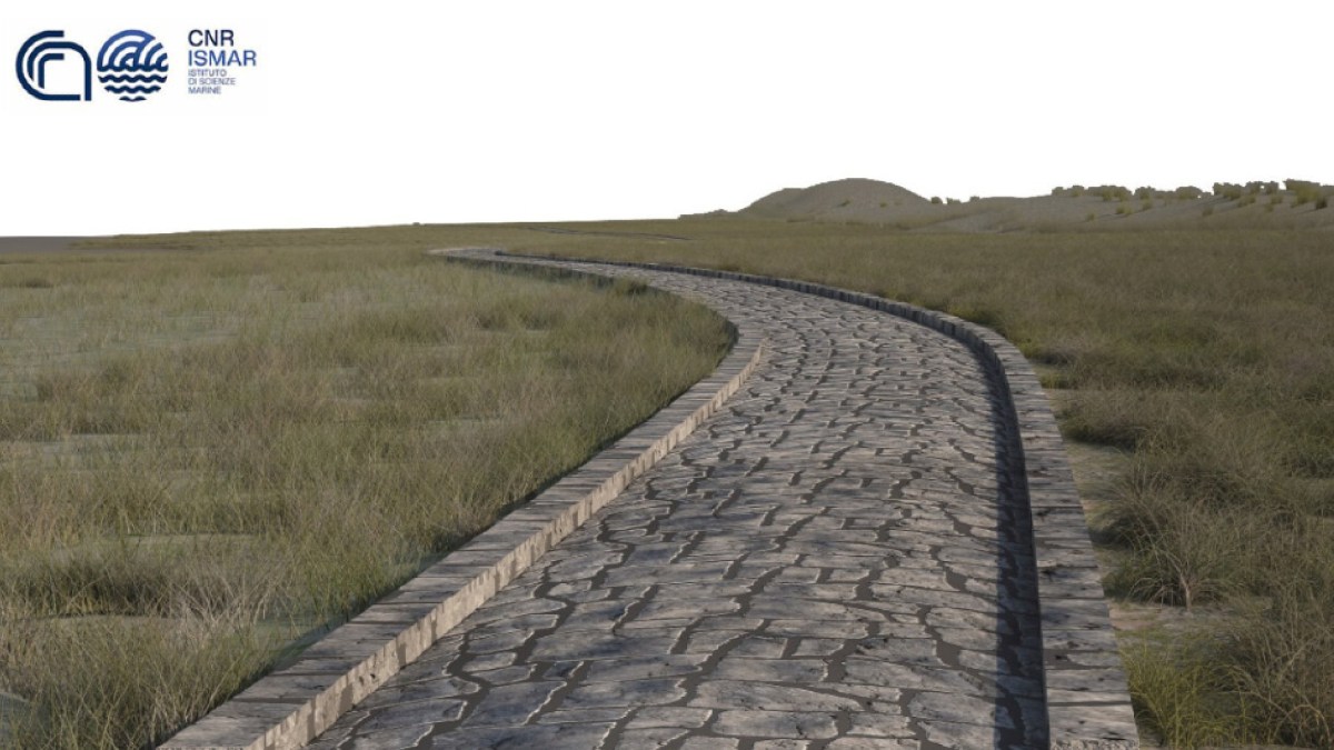 La route antique existait à l'époque où Venise n'était pas submergée par les eaux. // Source : Fantina Madricardo La route antique existait à l'époque où Venise n'était pas submergée par les eaux. // Source : Fantina Madricardo