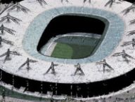 Le résultat d'un relevé LiDAR (avec colorisation) sur le stade de France // Source : IGN