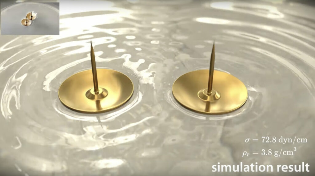 En haut à gauche l'image réel, en plein écran la « simulation » 3D // Source :  Center on Frontiers of Computing Studies, PKU - Youtube