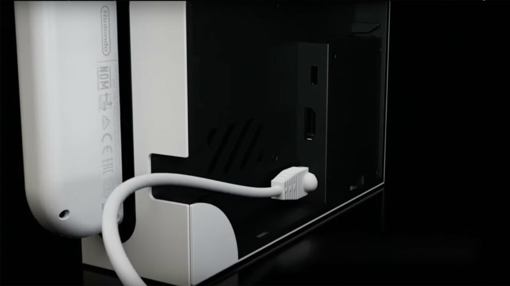 Le dock de la Switch intègre désormais un port Ethernet natif // Source : Nintendo Le dock de la Switch intègre désormais un port Ethernet natif // Source : Nintendo