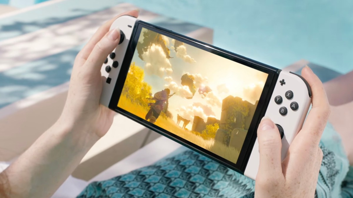 La nouvelle Nintendo Switch OLED // Source : YouTube/Nintendo La nouvelle Nintendo Switch OLED // Source : YouTube/Nintendo