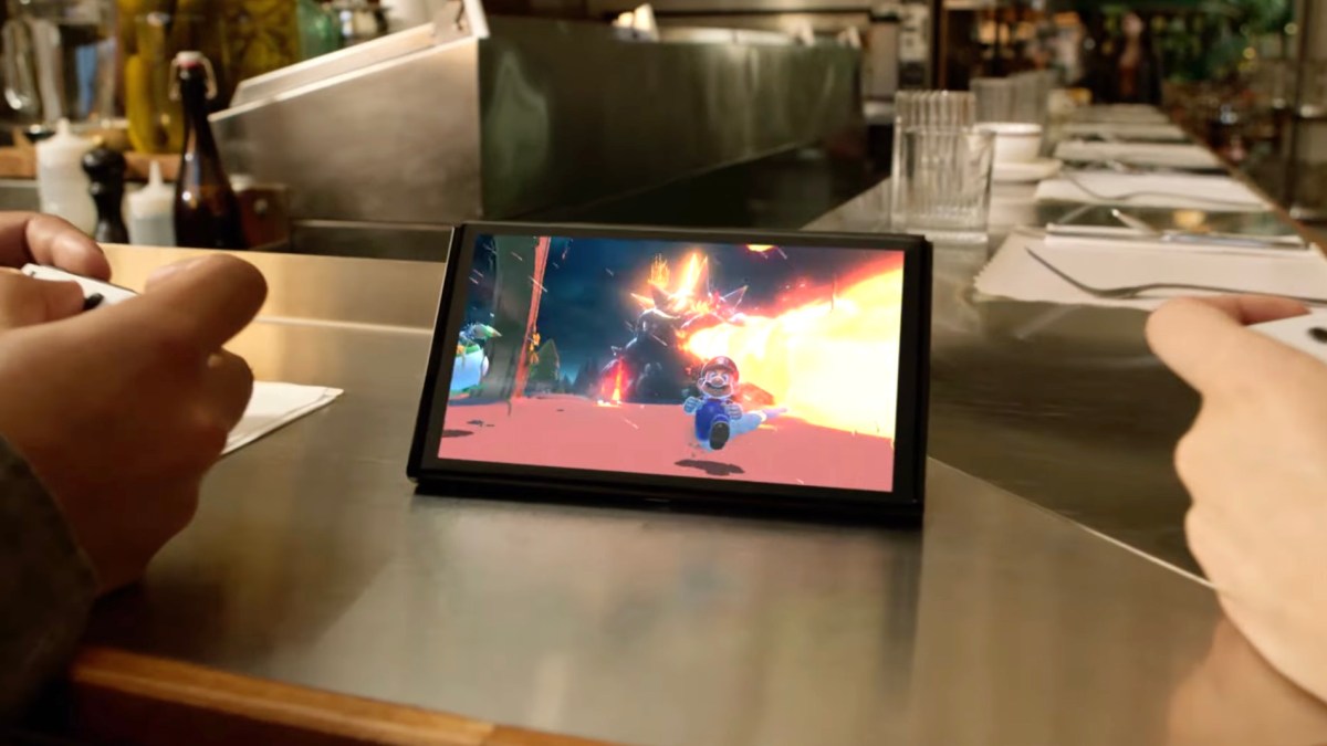 La nouvelle Nintendo Switch OLED // Source : YouTube/Nintendo La nouvelle Nintendo Switch OLED // Source : YouTube/Nintendo