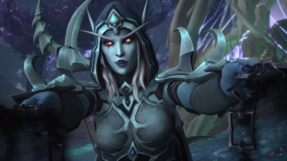 Sylvanas vs Tyrande, à Shadowlands // Source : World of Warcraft Sylvanas vs Tyrande, à Shadowlands // Source : World of Warcraft