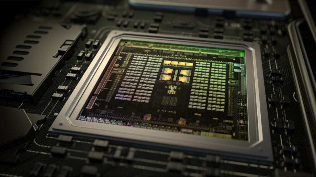 La puce mobile qui équipe la Nintendo Switch OLED, basée sur une architecture ARM. // Source : Nvidia La puce mobile qui équipe la Nintendo Switch OLED, basée sur une architecture ARM. // Source : Nvidia