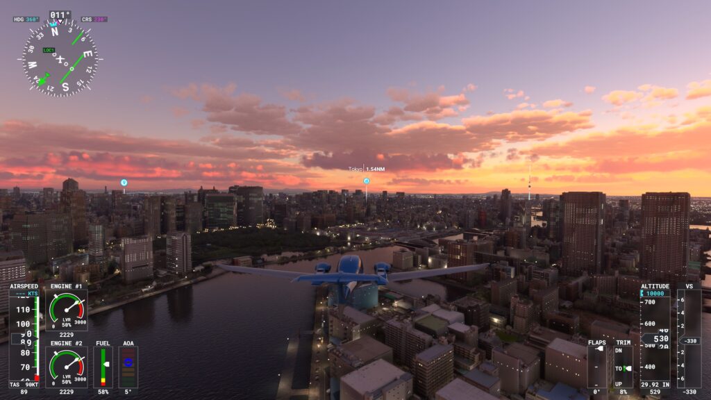 Microsoft Flight Simulator sur Xbox Series X // Source : Capture Xbox