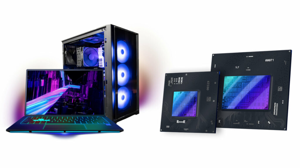 Les cartes graphiques Intel Arc, vu d'artiste Les cartes graphiques Intel Arc, vu d'artiste