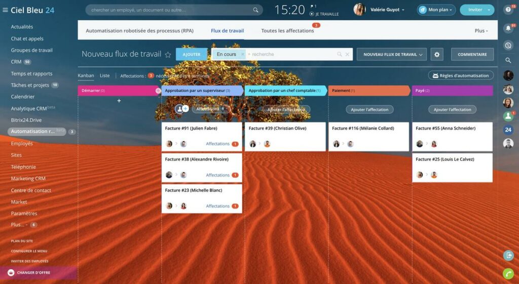 tableau kanban interface gestion de projet bitrix24 tableau kanban interface gestion de projet bitrix24
