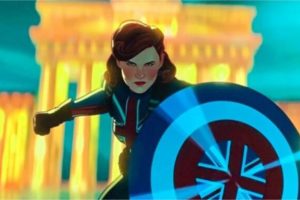Peggy Carter en Captain dans la série Marvel « What If ». // Source : Marvel/Disney+