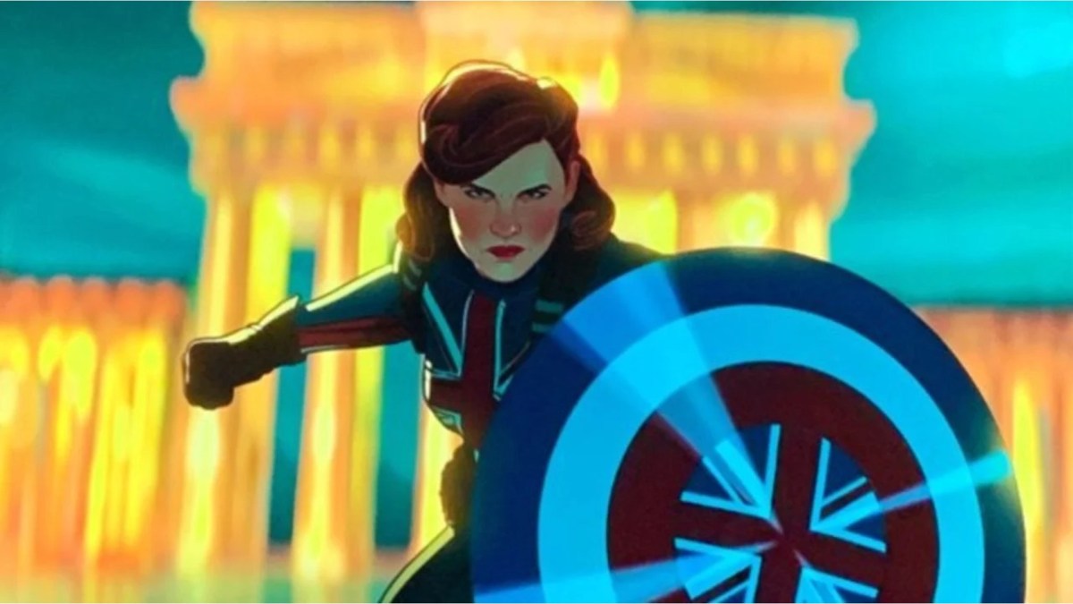 Peggy Carter en Captain dans la série Marvel « What If ». // Source : Marvel/Disney+ Peggy Carter en Captain dans la série Marvel « What If ». // Source : Marvel/Disney+