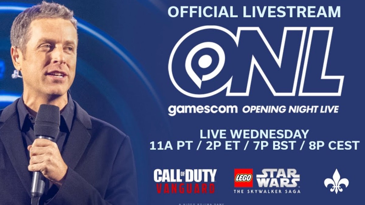 Conférence d'ouverture de la gamescom 2021 // Source : YouTube Conférence d'ouverture de la gamescom 2021 // Source : YouTube