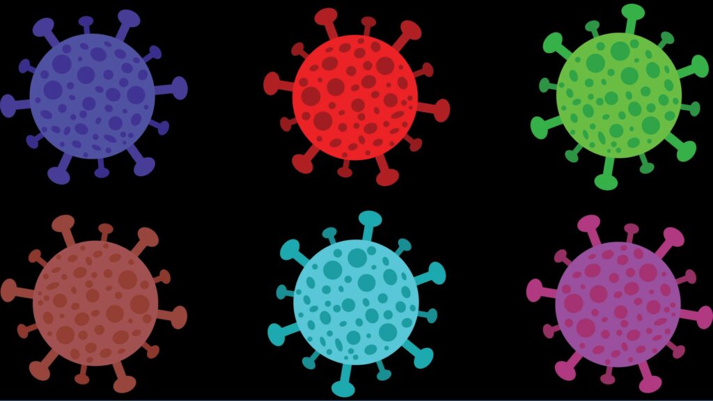 Le coronavirus SARS-CoV-2 mute en générant différents variants. // Source : Pixabay Le coronavirus SARS-CoV-2 mute en générant différents variants. // Source : Pixabay