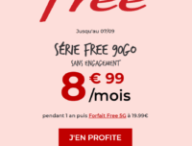 Détails du forfait 90 Go à 8,99 euros par mois // Source : Free.