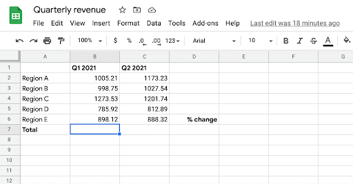 Google Sheets autofill formule Google Sheets autofill formule