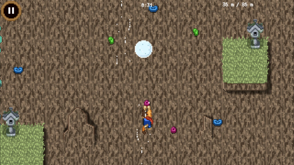 Prise d'écran du mini-jeu de l'escalade Prise d'écran du mini-jeu de l'escalade