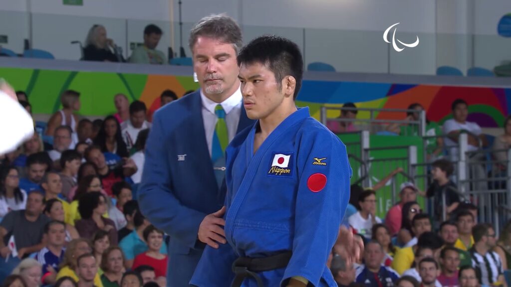 Aux Jeux Paralympiques de Rio en 2016, Kitazono combattait dans la catégorie des - de 73 kg. // Source : Paralympic Games Aux Jeux Paralympiques de Rio en 2016, Kitazono combattait dans la catégorie des - de 73 kg. // Source : Paralympic Games