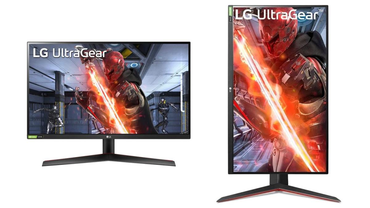 LG UltraGear 27 mode portrait et paysage LG UltraGear 27 mode portrait et paysage