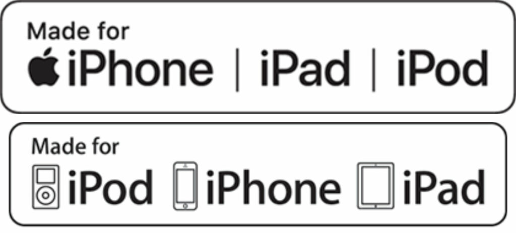 Le logo qui assure la compatibilité MFi // Source : Apple Le logo qui assure la compatibilité MFi // Source : Apple