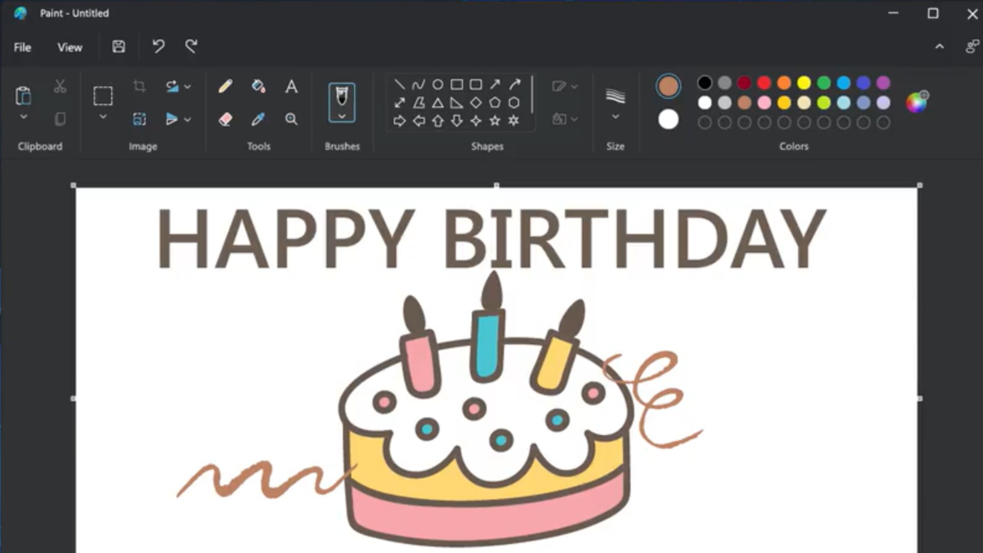 Paint sous W11
