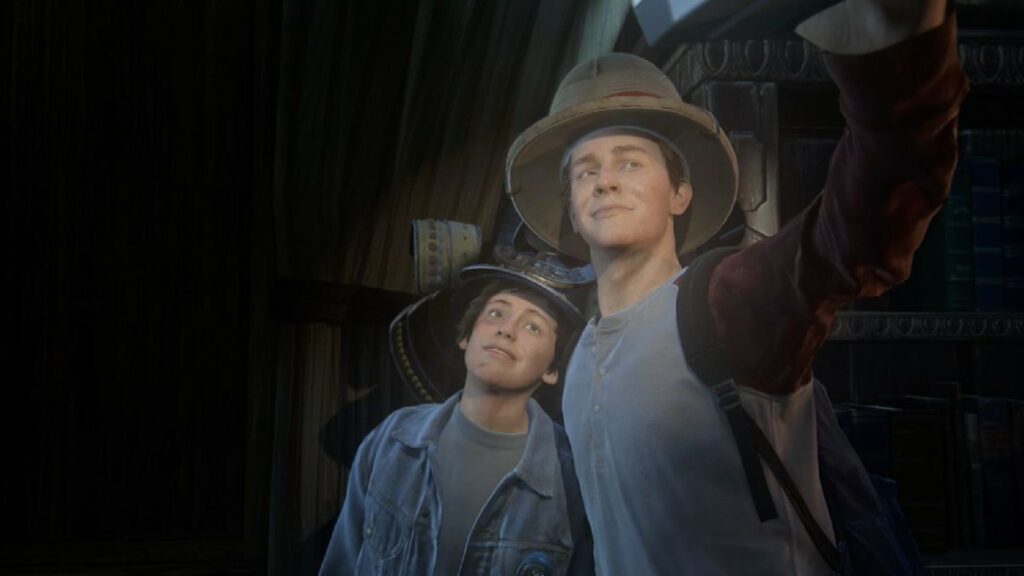 Nate et Sam, enfants, dans Uncharted. // Source : Naughty Dog Nate et Sam, enfants, dans Uncharted. // Source : Naughty Dog