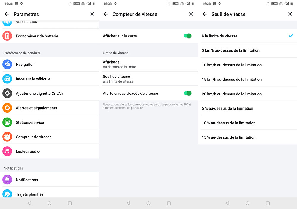 Waze vitesse Waze vitesse