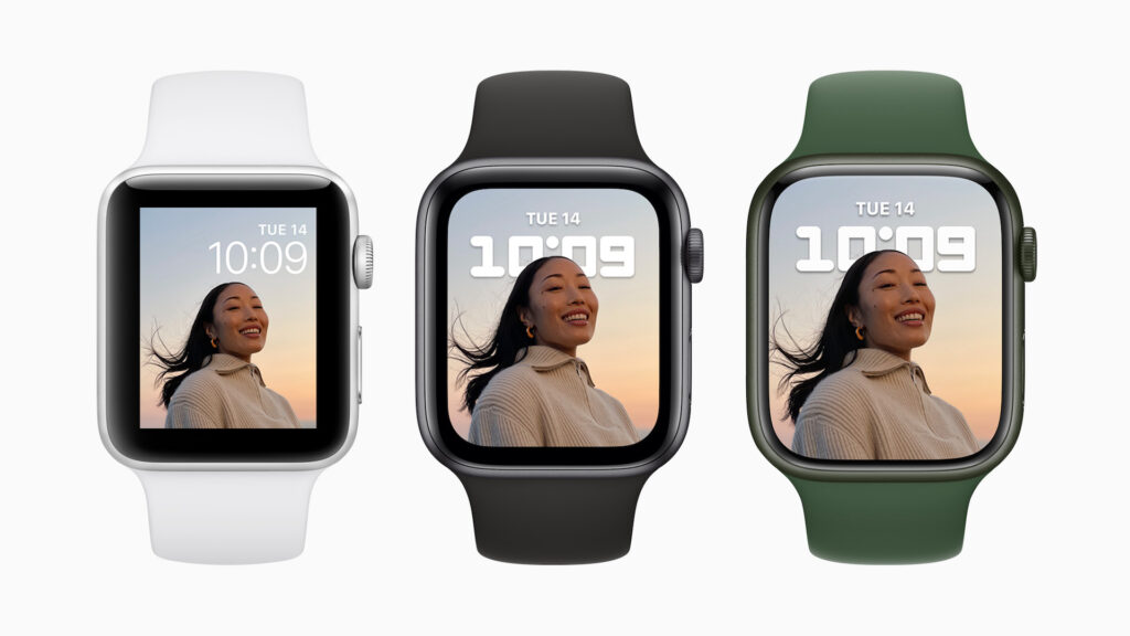 L'évolution du design de l'Apple Watch // Source : Apple L'évolution du design de l'Apple Watch // Source : Apple