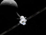 BepiColombo approchant de Mercure (vue d'artiste). // Source : ESA/ATG medialab ; NASA/JPL